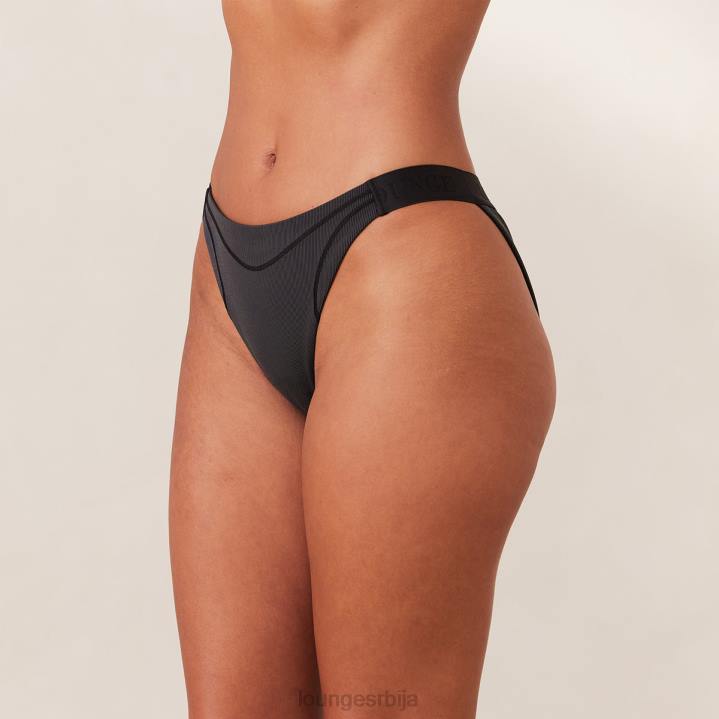 ребрасте умне гаћице Жене Lounge Доњи веш JPFL454 црн