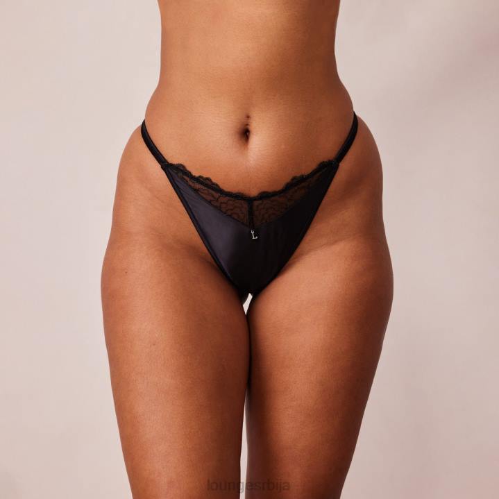 прошивене чипке Жене Lounge Доњи веш JPFL496 црн
