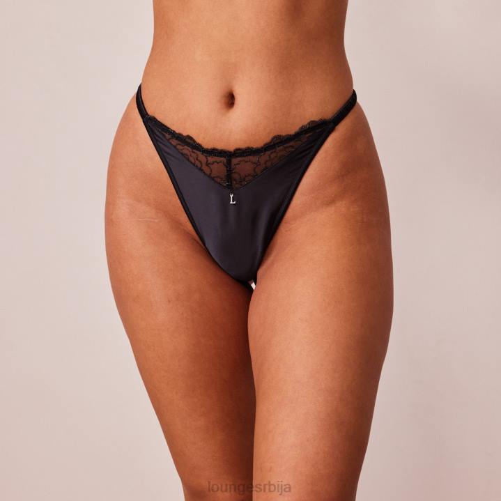 прошивене чипке Жене Lounge Доњи веш JPFL496 црн