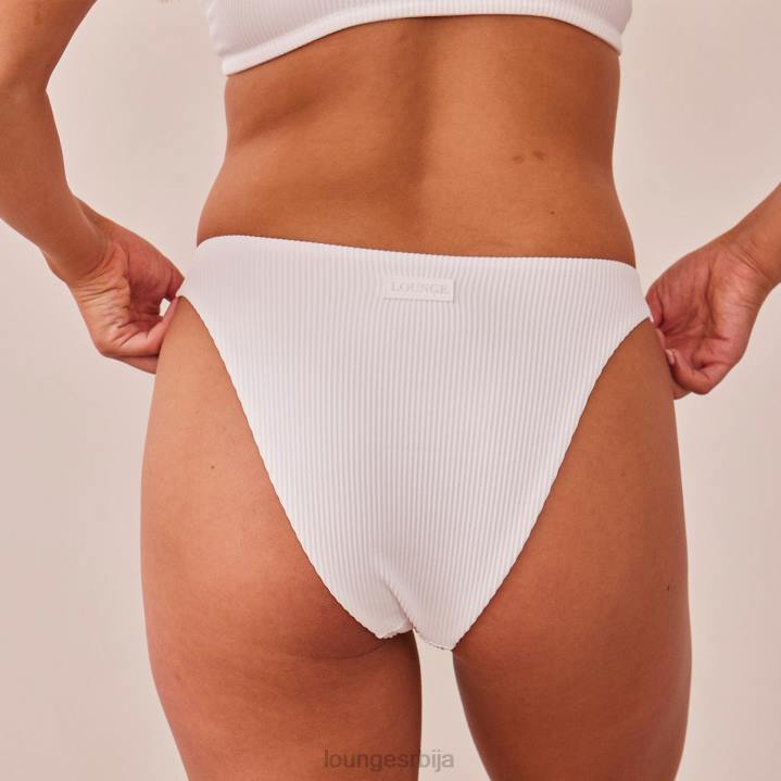 ребрасте гаћице у облику троугла Жене Lounge Доњи веш JPFL510 бео