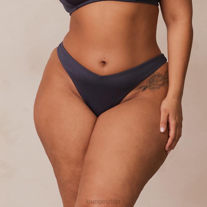 ребрасте гаћице у облику троугла Жене Lounge Доњи веш JPFL514 угљен плава