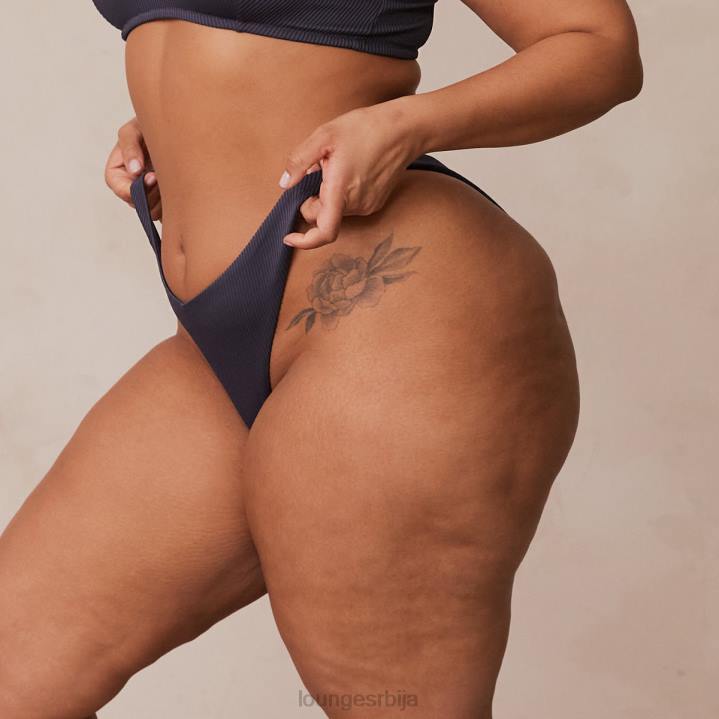 ребрасте гаћице у облику троугла Жене Lounge Доњи веш JPFL514 угљен плава