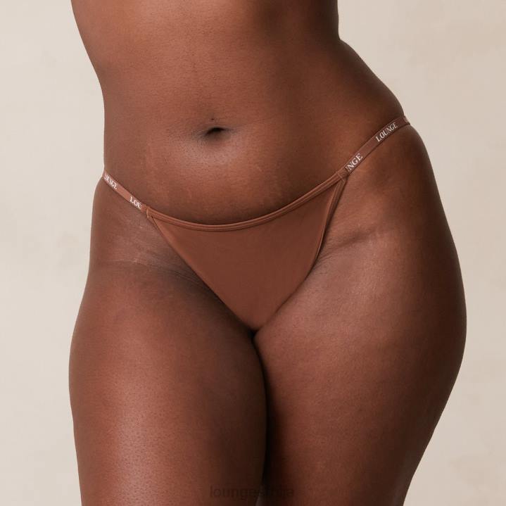 глатке класичне гаћице Жене Lounge Доњи веш JPFL559 кестен