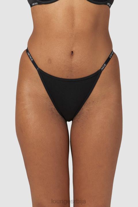 глатке класичне гаћице Жене Lounge Доњи веш JPFL562 црн