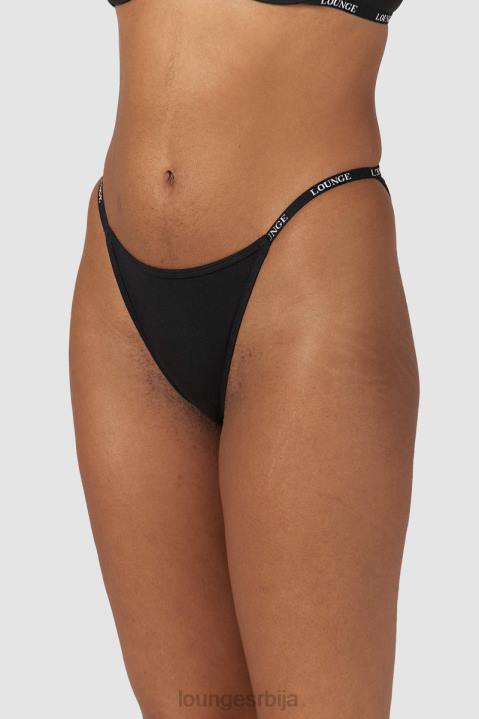глатке класичне гаћице Жене Lounge Доњи веш JPFL562 црн