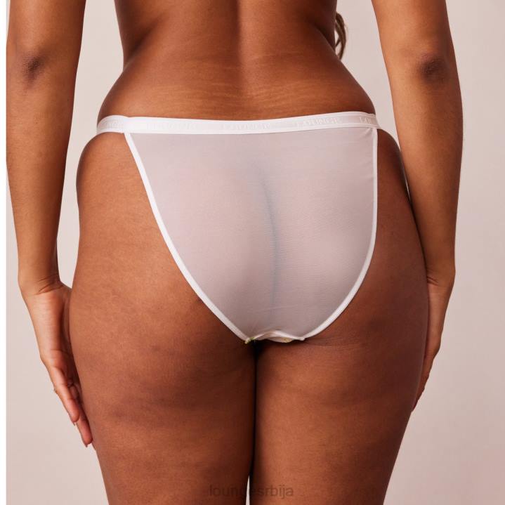 ребрасте гаћице са цветним троуглом Жене Lounge Доњи веш JPFL574 бео