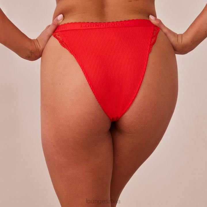 ребрасте гаћице Жене Lounge Доњи веш JPFL585 црвена
