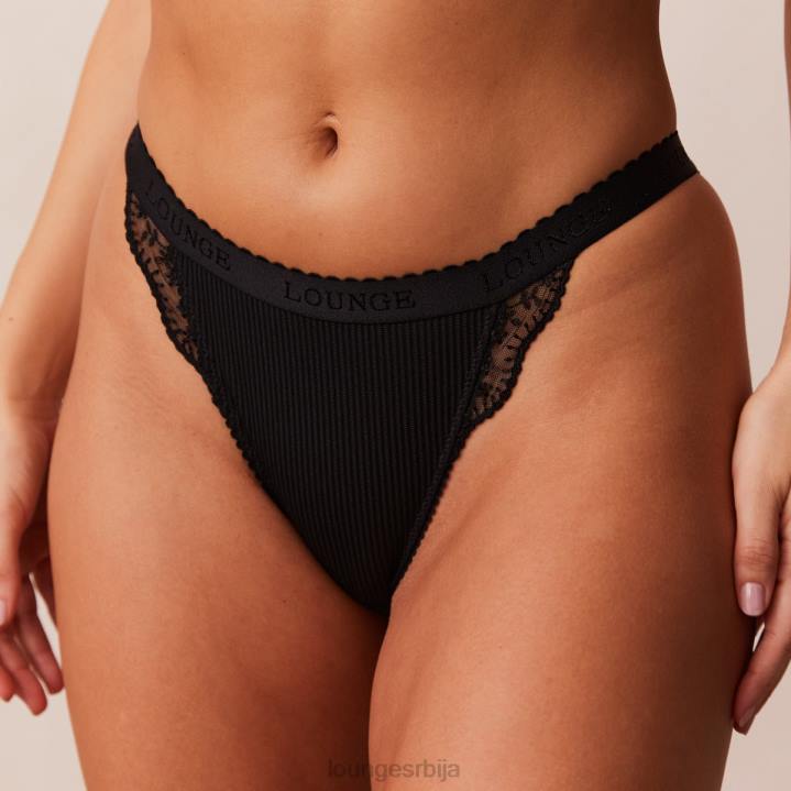 ребрасте гаћице Жене Lounge Доњи веш JPFL586 црн