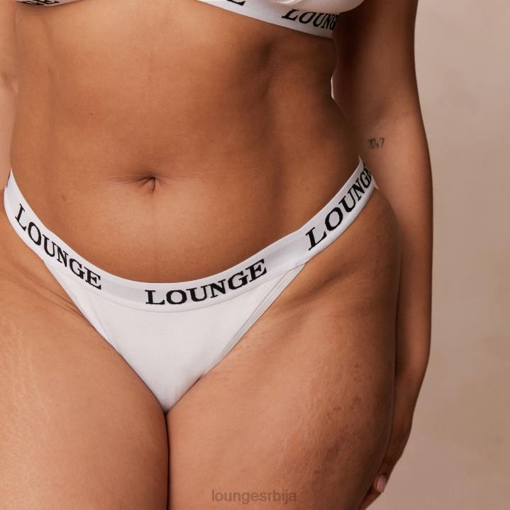 сет грудњака и танги/гаћица од бамбуса Жене Lounge Доњи веш JPFL174 све бело