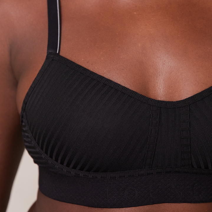 сет голих грудњака и танги Жене Lounge Доњи веш JPFL175 црн