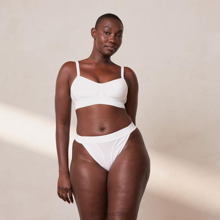 сет голих грудњака и танги Жене Lounge Доњи веш JPFL176 бео