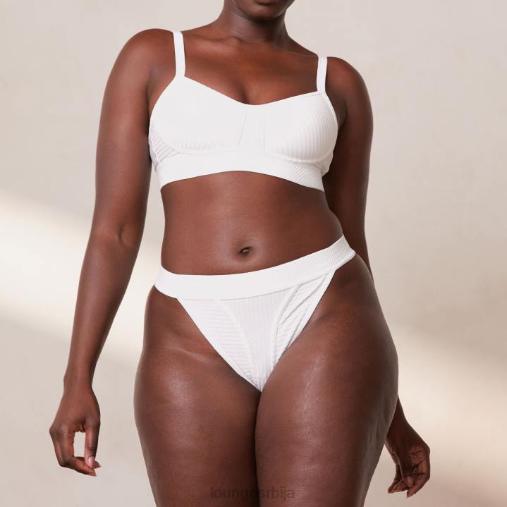 сет голих грудњака и танги Жене Lounge Доњи веш JPFL176 бео