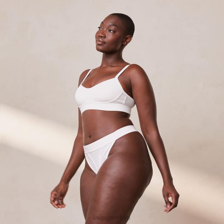 сет голих грудњака и танги Жене Lounge Доњи веш JPFL176 бео