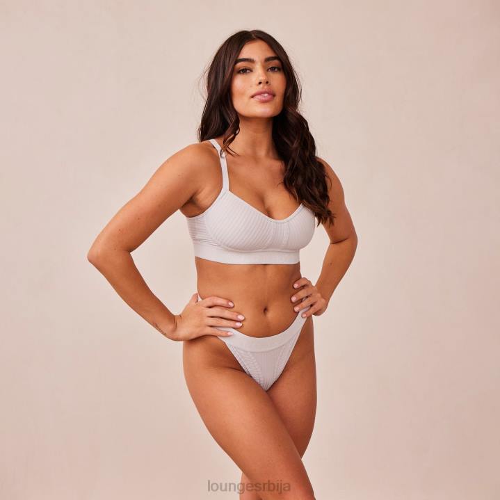 сет голих грудњака и танги Жене Lounge Доњи веш JPFL177 сива