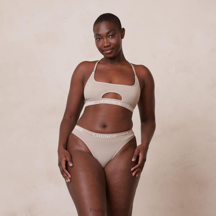 бешавни грудњак и танге/гаћице сет Жене Lounge Доњи веш JPFL190 минк
