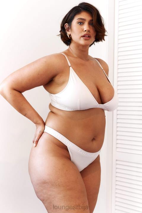 сет грудњака и танги/гаћица од бамбуса Жене Lounge Доњи веш JPFL196 сав крем