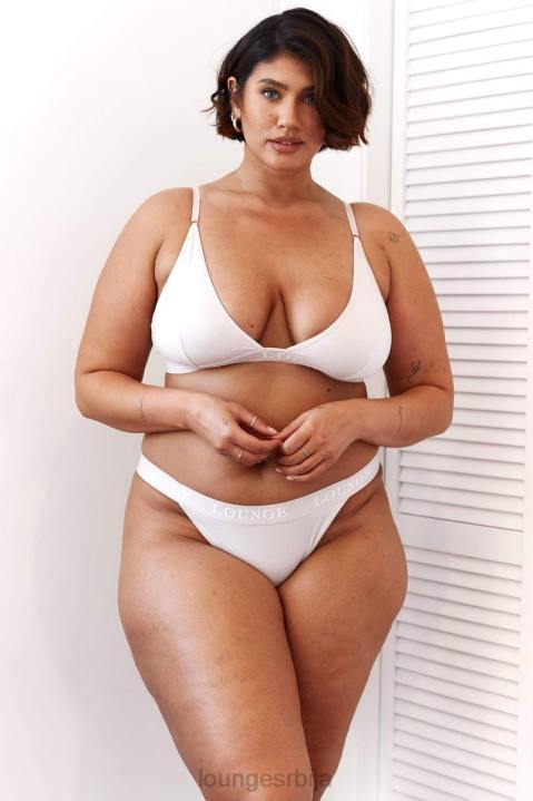 сет грудњака и танги/гаћица од бамбуса Жене Lounge Доњи веш JPFL196 сав крем