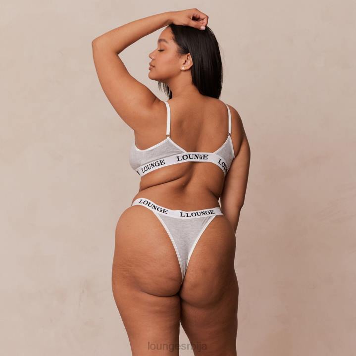 сет грудњака и танги/гаћица од бамбуса Жене Lounge Доњи веш JPFL202 сива