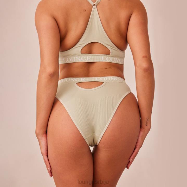 бешавни грудњак и танге/гаћице сет Жене Lounge Доњи веш JPFL209 маслина