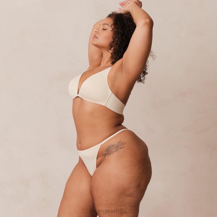 лагани грудњак са кратким мајицама и танге/гаћице сет Жене Lounge Доњи веш JPFL228 латте