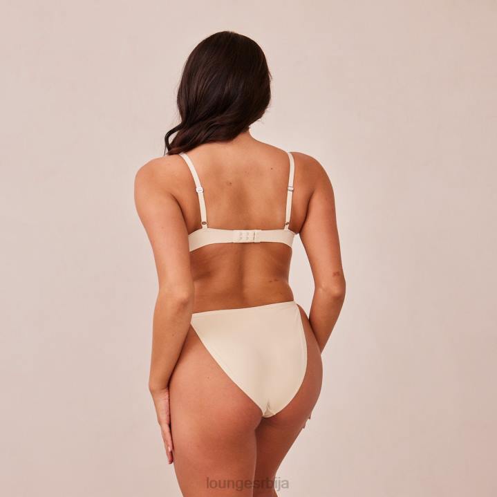 лагани грудњак са кратким мајицама и танге/гаћице сет Жене Lounge Доњи веш JPFL228 латте