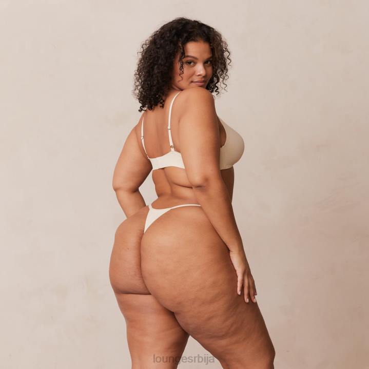 лагани грудњак са кратким мајицама и танге/гаћице сет Жене Lounge Доњи веш JPFL228 латте