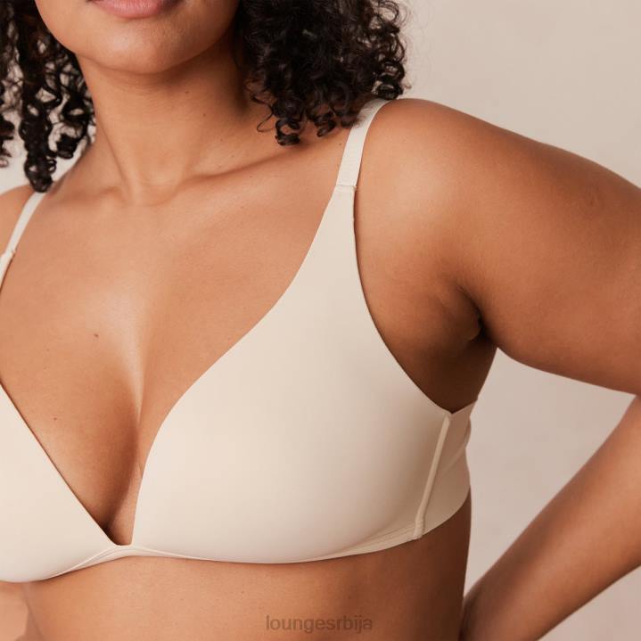 лагани грудњак са кратким мајицама и танге/гаћице сет Жене Lounge Доњи веш JPFL228 латте