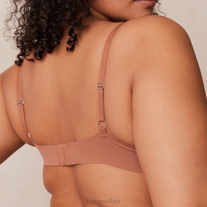 лагани грудњак са кратким мајицама и танге/гаћице сет Жене Lounge Доњи веш JPFL230 моцха