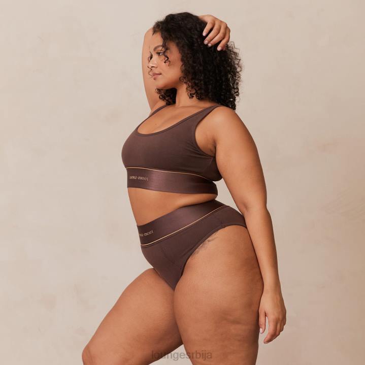 комплет бралет и гаћица Жене Lounge Доњи веш JPFL231 чоколада