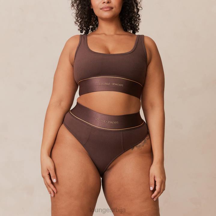 комплет бралет и гаћица Жене Lounge Доњи веш JPFL231 чоколада