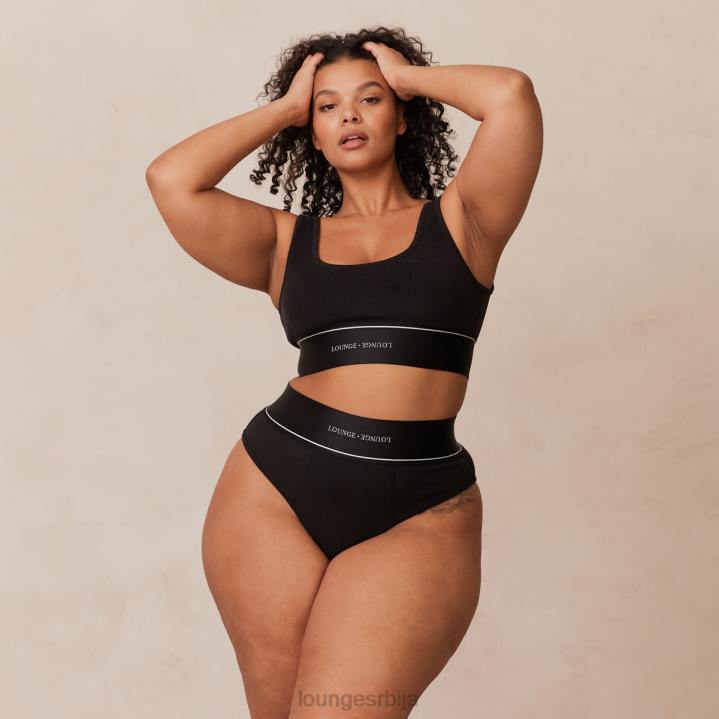 комплет бралет и гаћица Жене Lounge Доњи веш JPFL232 црн