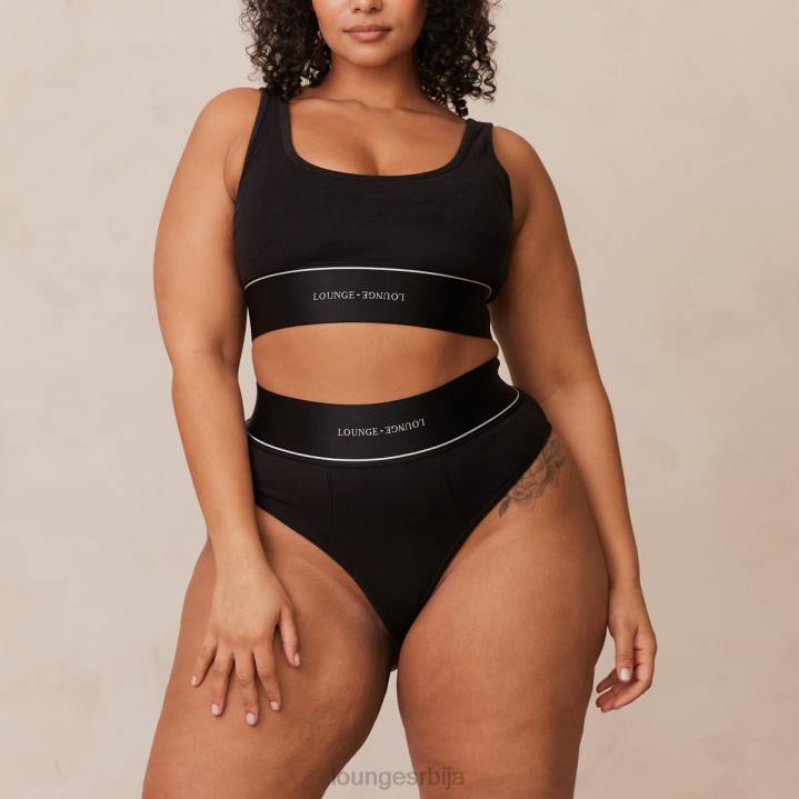 комплет бралет и гаћица Жене Lounge Доњи веш JPFL232 црн