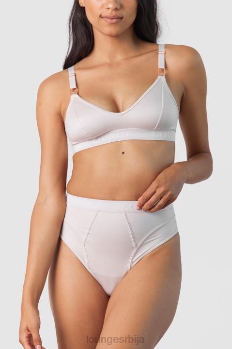 Негујте грудњак за негу и комплет танге/гаћица Жене Lounge Доњи веш JPFL234 крем