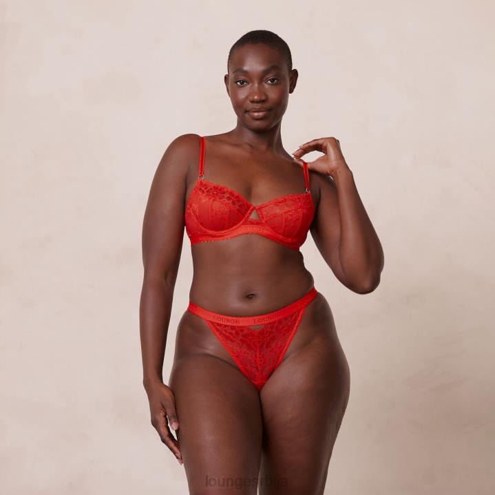 флаир балконски грудњак и танге/гаћице сет Жене Lounge Доњи веш JPFL113 црвена