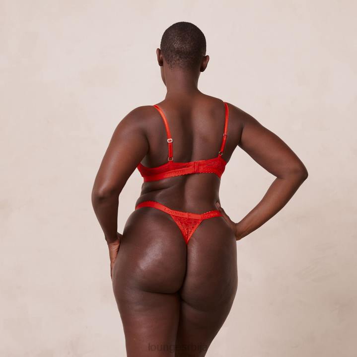 флаир балконски грудњак и танге/гаћице сет Жене Lounge Доњи веш JPFL113 црвена