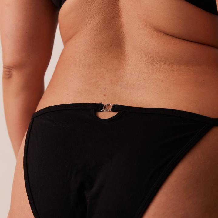 Сцулпт пусх-уп мајица грудњак и г-стринг/гаћице сет Жене Lounge Доњи веш JPFL115 црн