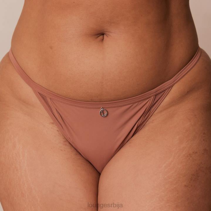 сет класичних грудњака са кратким мајицама и тангица/гаћица Жене Lounge Доњи веш JPFL121 моцха