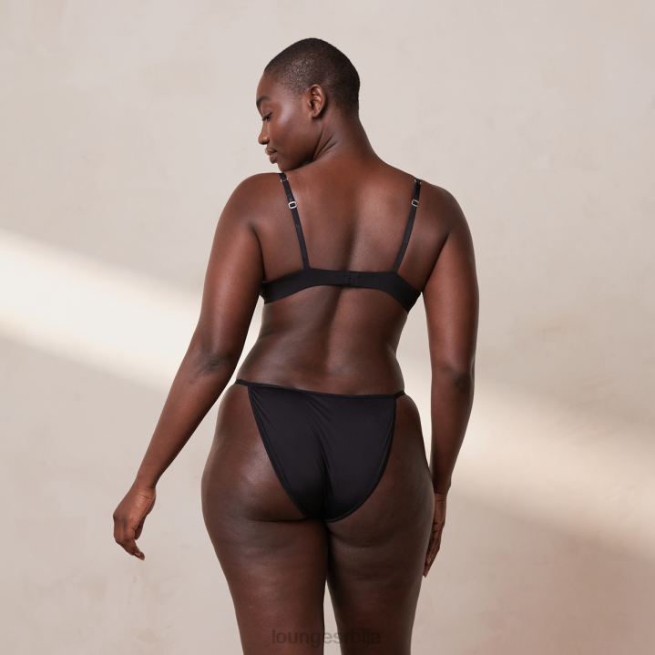 ваш свакодневни сет грудњака и танге/гаћица Жене Lounge Доњи веш JPFL124 црн