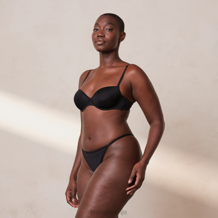 ваш свакодневни сет грудњака и танге/гаћица Жене Lounge Доњи веш JPFL124 црн