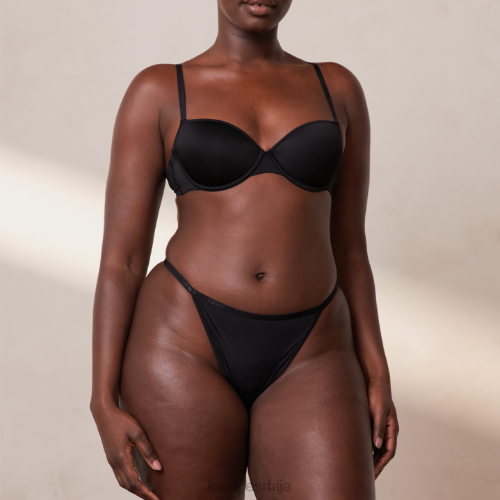 ваш свакодневни сет грудњака и танге/гаћица Жене Lounge Доњи веш JPFL124 црн