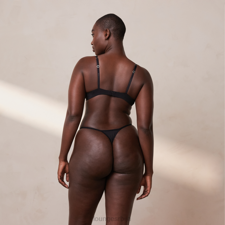 ваш свакодневни сет грудњака и танге/гаћица Жене Lounge Доњи веш JPFL124 црн