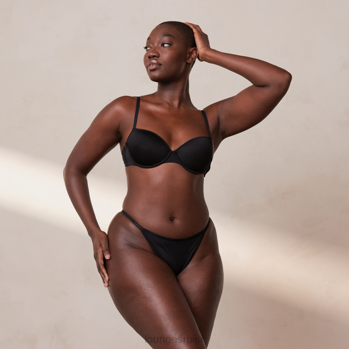 ваш свакодневни сет грудњака и танге/гаћица Жене Lounge Доњи веш JPFL124 црн