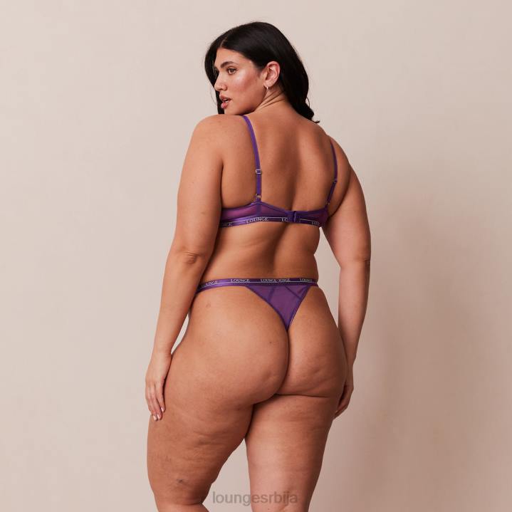блоссом балконски грудњак и танги сет Жене Lounge Доњи веш JPFL12 љубичаста