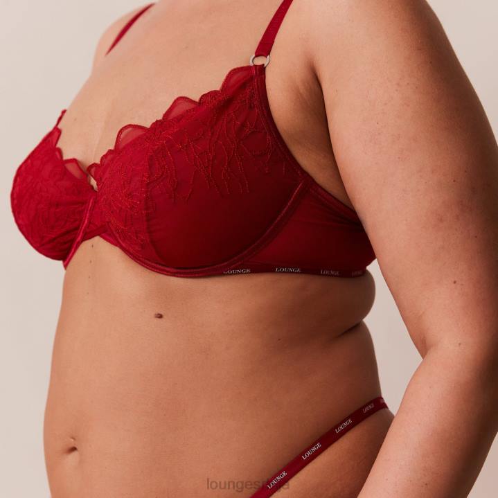 илустрација комплет балконских грудњака и тангица/гаћица Жене Lounge Доњи веш JPFL14 мароон