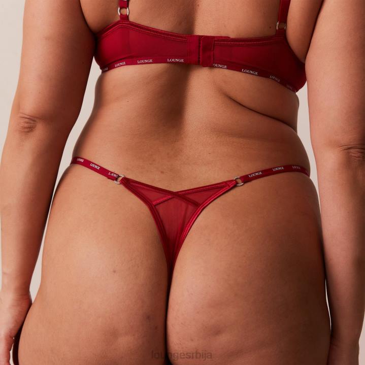 илустрација комплет балконских грудњака и тангица/гаћица Жене Lounge Доњи веш JPFL14 мароон