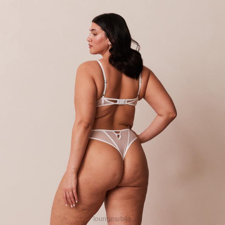 икона балконски грудњак и танги сет Жене Lounge Доњи веш JPFL170 бео
