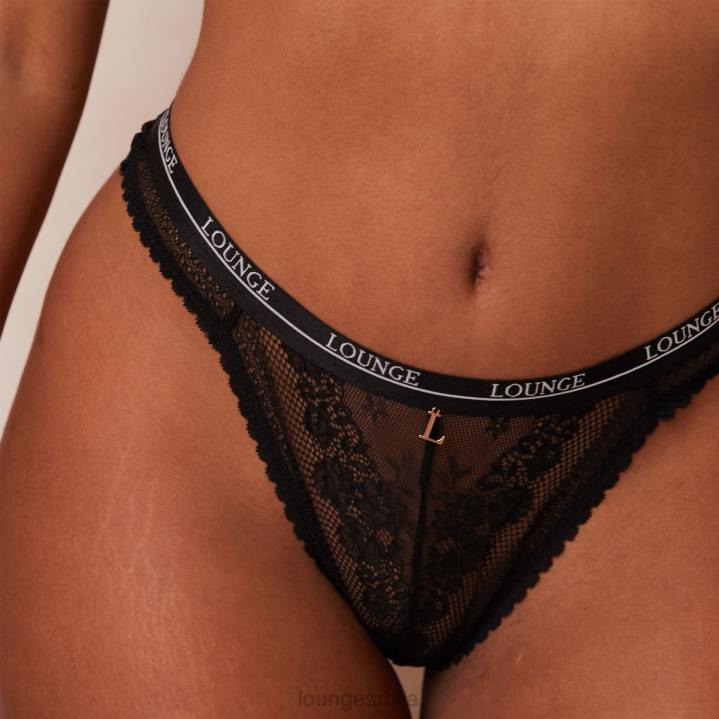 либерти балконски грудњак и танге/гаћице сет Жене Lounge Доњи веш JPFL24 црн