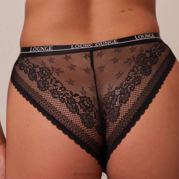 либерти балконски грудњак и танге/гаћице сет Жене Lounge Доњи веш JPFL24 црн