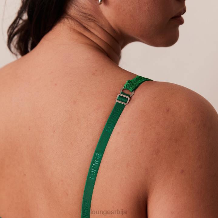 луксузни балконски грудњак и танге/гаћице сет Жене Lounge Доњи веш JPFL25 смарагд