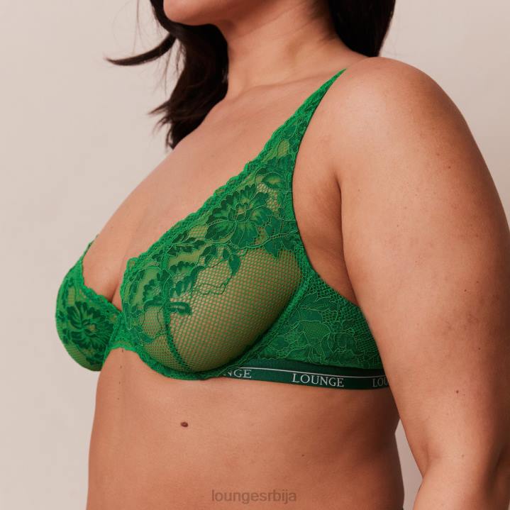 луксузни балконски грудњак и танге/гаћице сет Жене Lounge Доњи веш JPFL25 смарагд